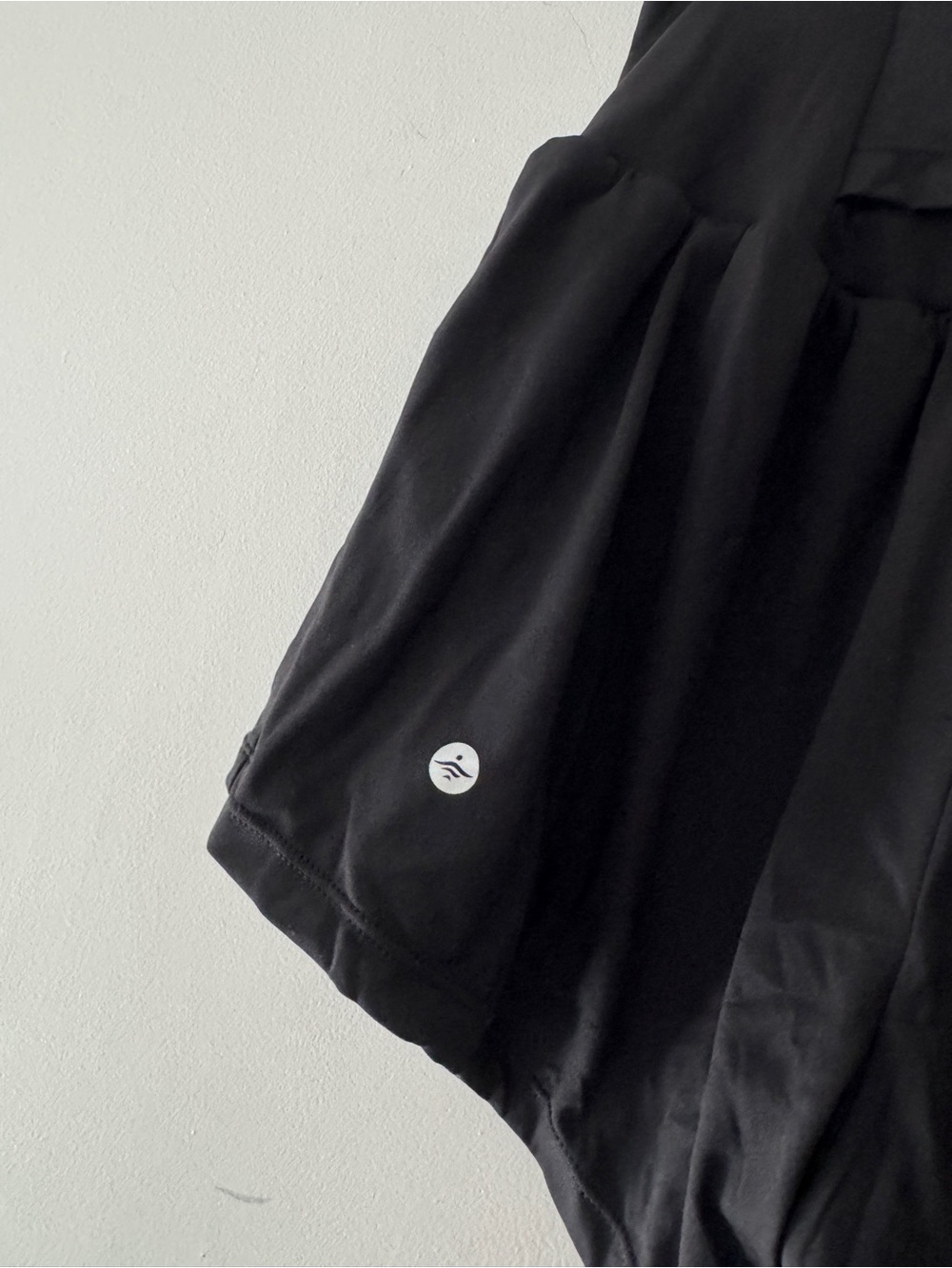 Halara Black Athletic Shorts Double Layer 2 in 1 - Picture 4 of 6